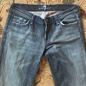 Seven for all mankind wide legged jeans, 30